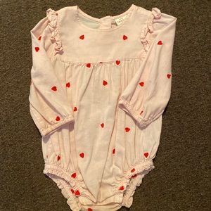 Cat & Jack Heart Onesie